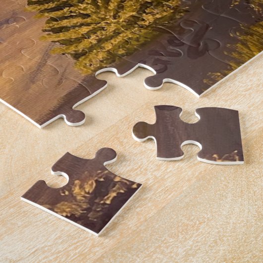 Winterdorf, von Gary Poling Puzzle (Seite)