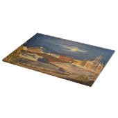 Winterdorf, von Gary Poling Schneidebrett (Ecke)