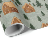 Winterdorf-Wrap-Geschenkpapier Geschenkpapier (Rolleneckpunkt)