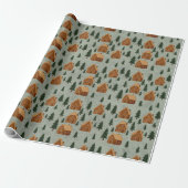 Winterdorf-Wrap-Geschenkpapier Geschenkpapier (Ungerollt)