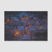 Winterdörfchen Seidenpapier (Vorderseite)