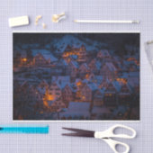 Winterdörfchen Seidenpapier (Handwerk)