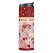 Winterdrink Thermaltumbler Blütenblume Rose Thermosbecher (Nach links gedreht)