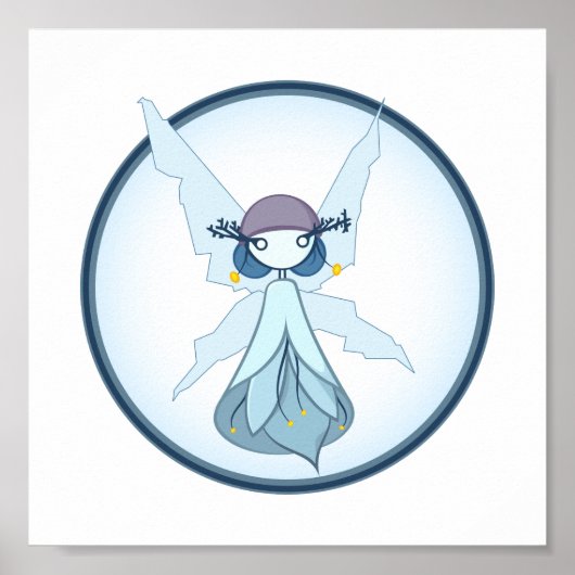 Winterdruckausdruck Poster (Vorne)