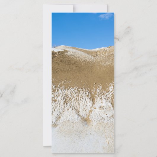 Winterdünen-Landschaft (Vorderseite)