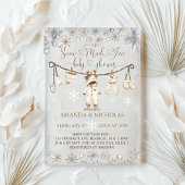 Winterdusche für viel Spaß Acryleinladungen