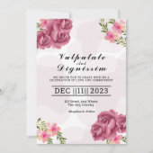 Wintereinladende Karte Landschaftsbild (Vorderseite)