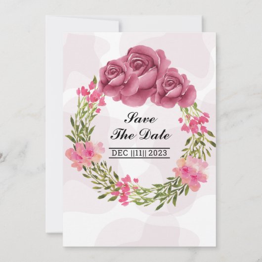 Wintereinladende Karte Landschaftsbild (Rückseite)