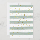 Wintereinladung von Onederland White Floral zum Ge Einladung (Rückseite)