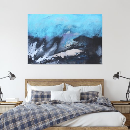 Wintereinsamkeit Leinwanddruck (Insitu (Schlafzimmer))