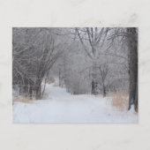 Wintereinsamkeit Postkarte (Vorderseite)