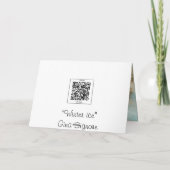 Wintereis, Eissturm, Naturfotografie Karte (Rückseite)