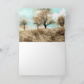 Wintereis, Eissturm, Naturfotografie Karte (Innenseite)