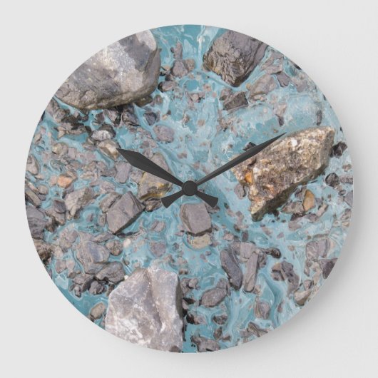 Wintereis-Gletscheruhr Große Wanduhr (Vorderseite)