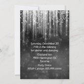 Wintereis Quinceanera Geburtstag Einladung (Rückseite)