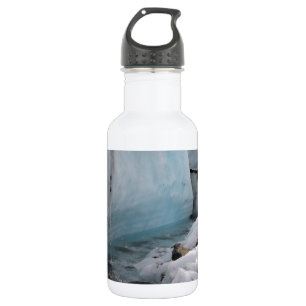 Wintereis und Schnee - Glacier River Edelstahlflasche
