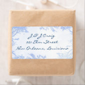 Wintereisblau elegante Rücksendeadresse (Insitu)