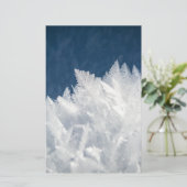 Wintereiskristalle Briefpapier (Stehend Vorderseite)