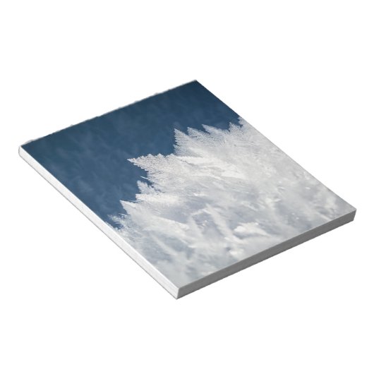 Wintereiskristalle Notizblock (angewinkelt)