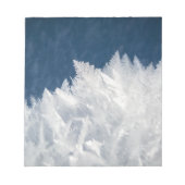 Wintereiskristalle Notizblock (Vorderseite)