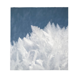 Wintereiskristalle Notizblock