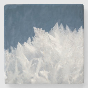 Wintereiskristalle Steinuntersetzer