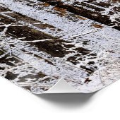 Wintereissturm im Wald Poster (Ecke)