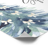 Winterelegante Baumkronen- und GIFTS-Poster Poster (Ecke)