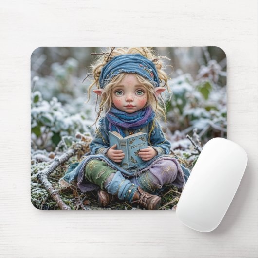 Winterelfe Mousepad (Mit Mouse)