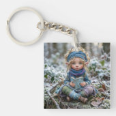 Winterelfe Schlüsselanhänger (Vorderseite)