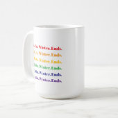 Winterende Kaffeetasse (Vorderseite Links)