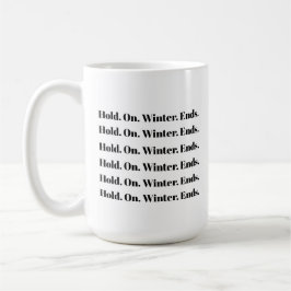 Winterende Kaffeetasse