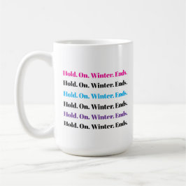 Winterende Kaffeetasse