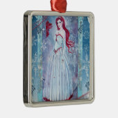 Winterengel mit Weihnachtsschmuck im Kardinal (Rechts)