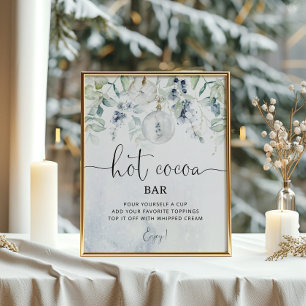 Wintereukalyptus Heiße Kakaoblume Bar Poster