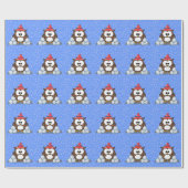 Wintereule Geschenkpapier (Flach)