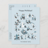 WinterFamilienspass Weihnachten (Vorne/Hinten)