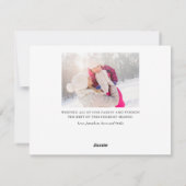 Winterfarbe | 2 Foto Weihnachten (Rückseite)