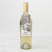 Winterfarbe Flaschenanhänger (Auf Flasche)