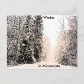 Winterfarbe - Maßgeschneidert Postkarte (Vorderseite)