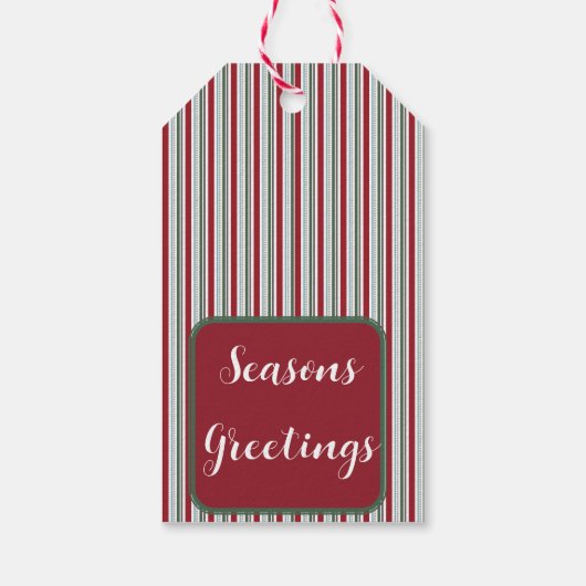 Winterfarben-Geschenkmarke Geschenkanhänger (Rückseite)