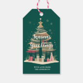 Winterfarben-Geschenkmarke Geschenkanhänger (Rückseite)