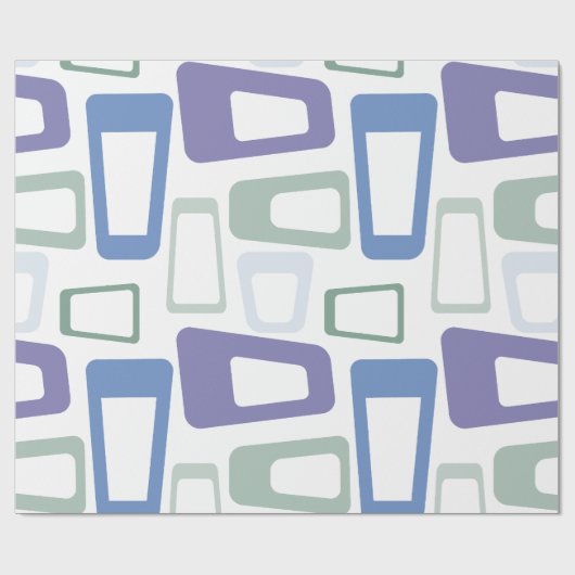 Winterfarben Geschenkpapier (Flach)