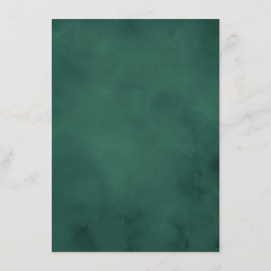 Winterfarben-Kieferkone Hochzeit Details Begleitkarte (Rückseite)