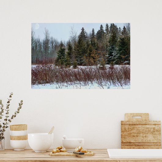 Winterfarben Poster (Küche)