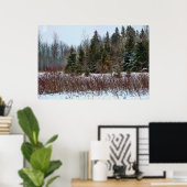 Winterfarben Poster (Heimbüro)