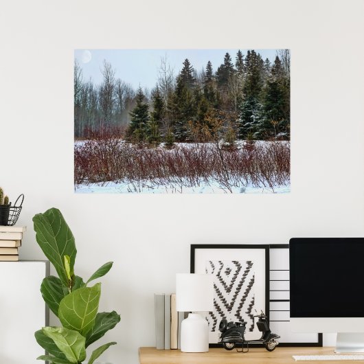 Winterfarben Poster (Heimbüro)