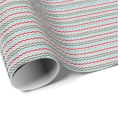 Winterfarben Zickzack 1 Wrapping Paper Geschenkpapier (Rolleneckpunkt)