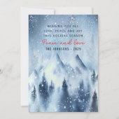 Winterfarbenwald Weihnachten (Vorderseite)