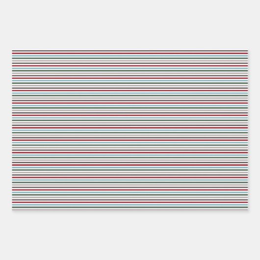 Winterfarbenwrapping Paper Sheets Set 3 Geschenkpapier Set (Vorderseite 3)